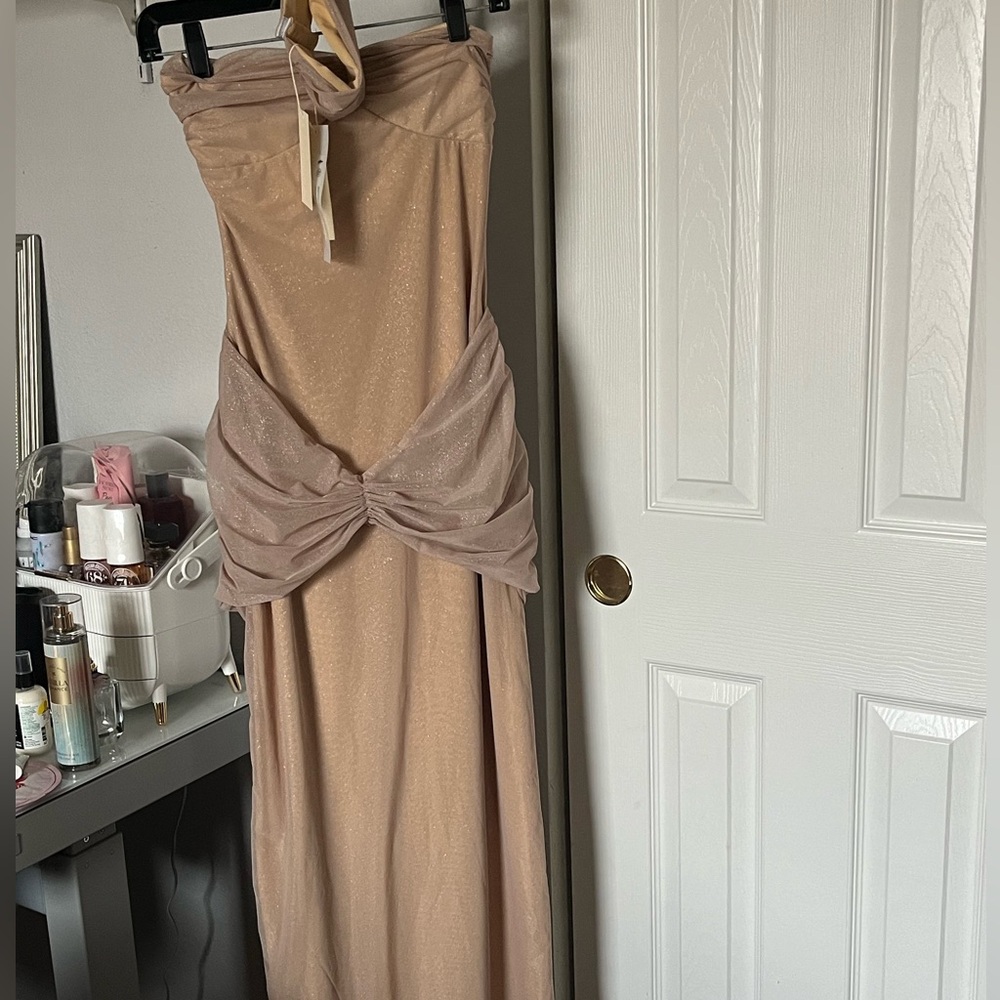 Shimmer maxi dress